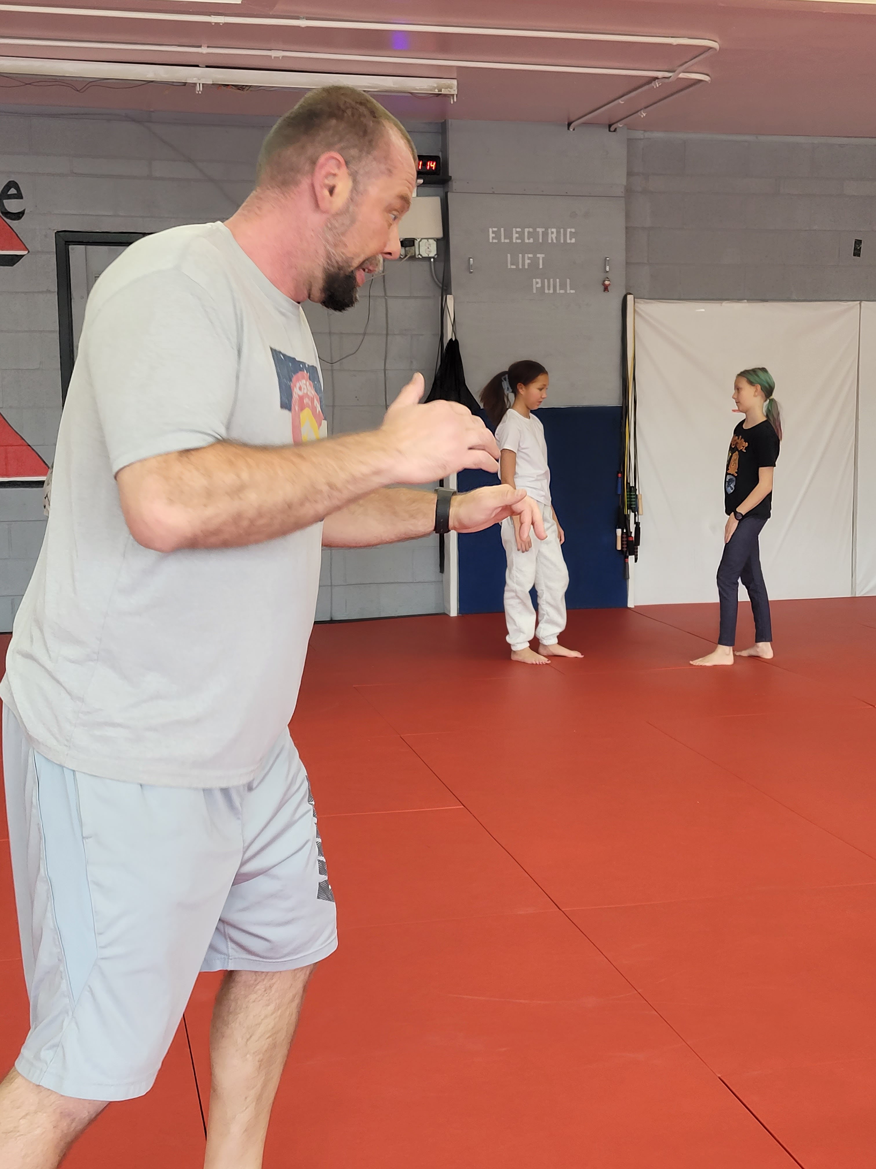 Dojo training session